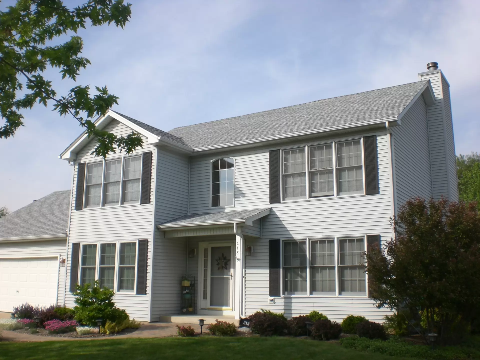 Bubble skylights on brown roof